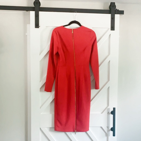 5th & Mercer Long Sleeve Sheath Dress (double zip) - Picture 5 of 6
